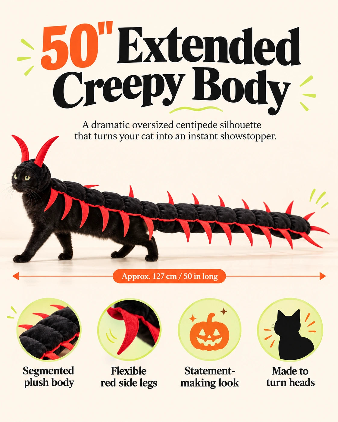 Catipede · Centipede Costume for Cats
