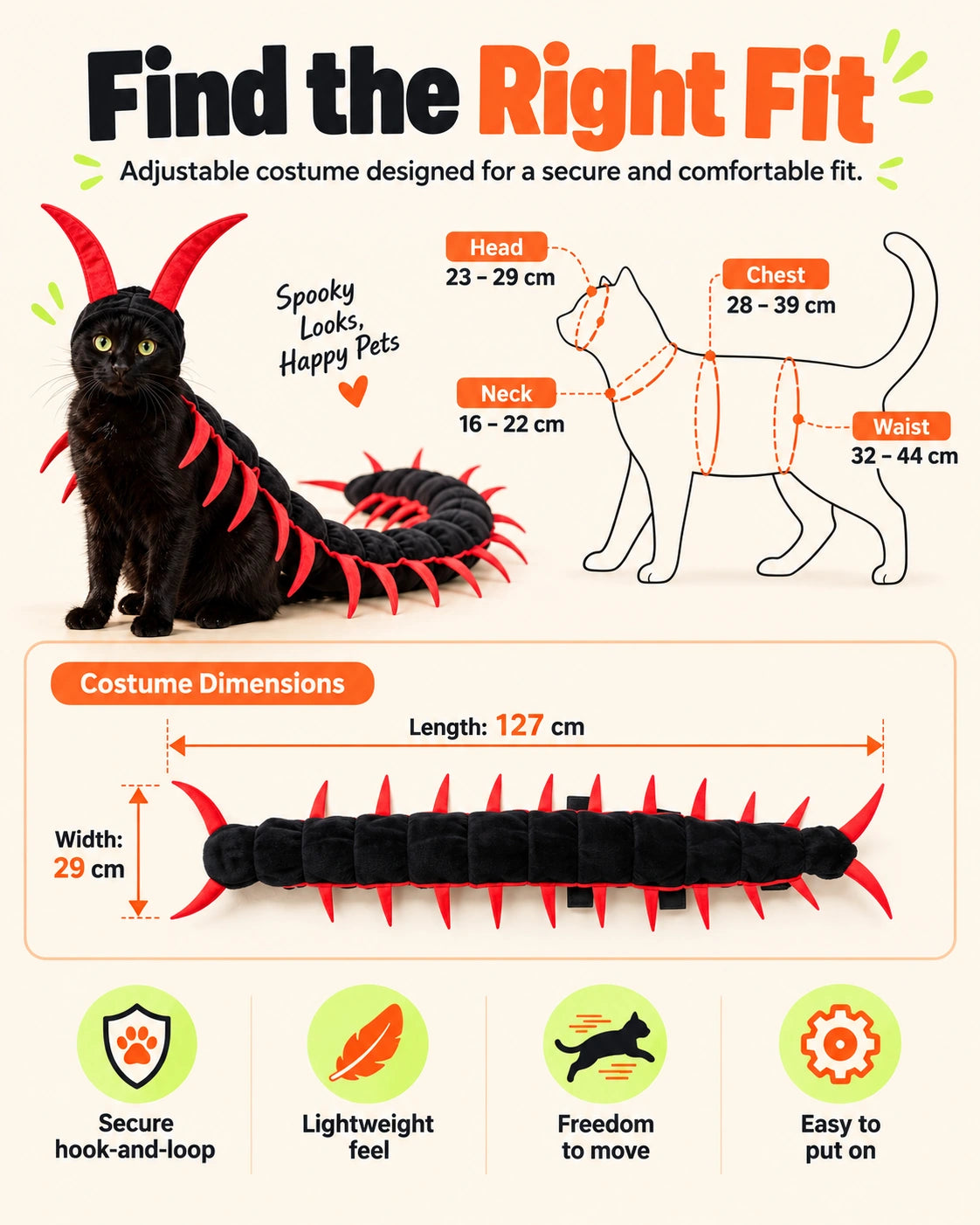 Catipede · Centipede Costume for Cats