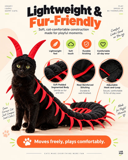 Catipede · Centipede Costume for Cats